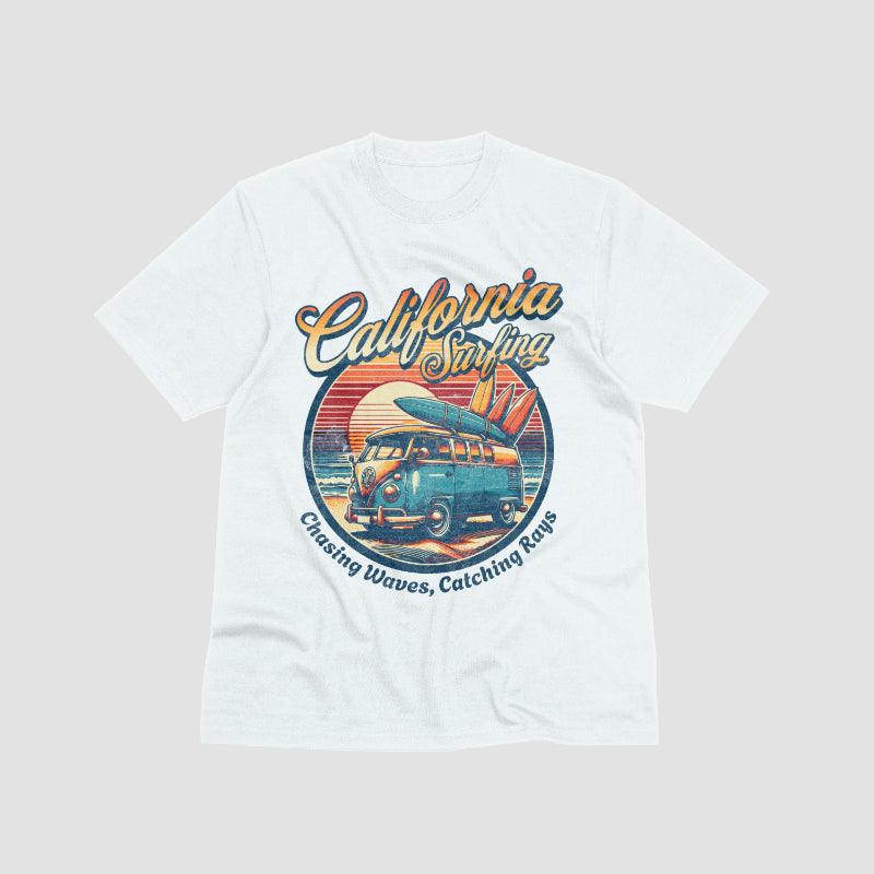 California Surfing Short Sleeve T-Shirt Unisex