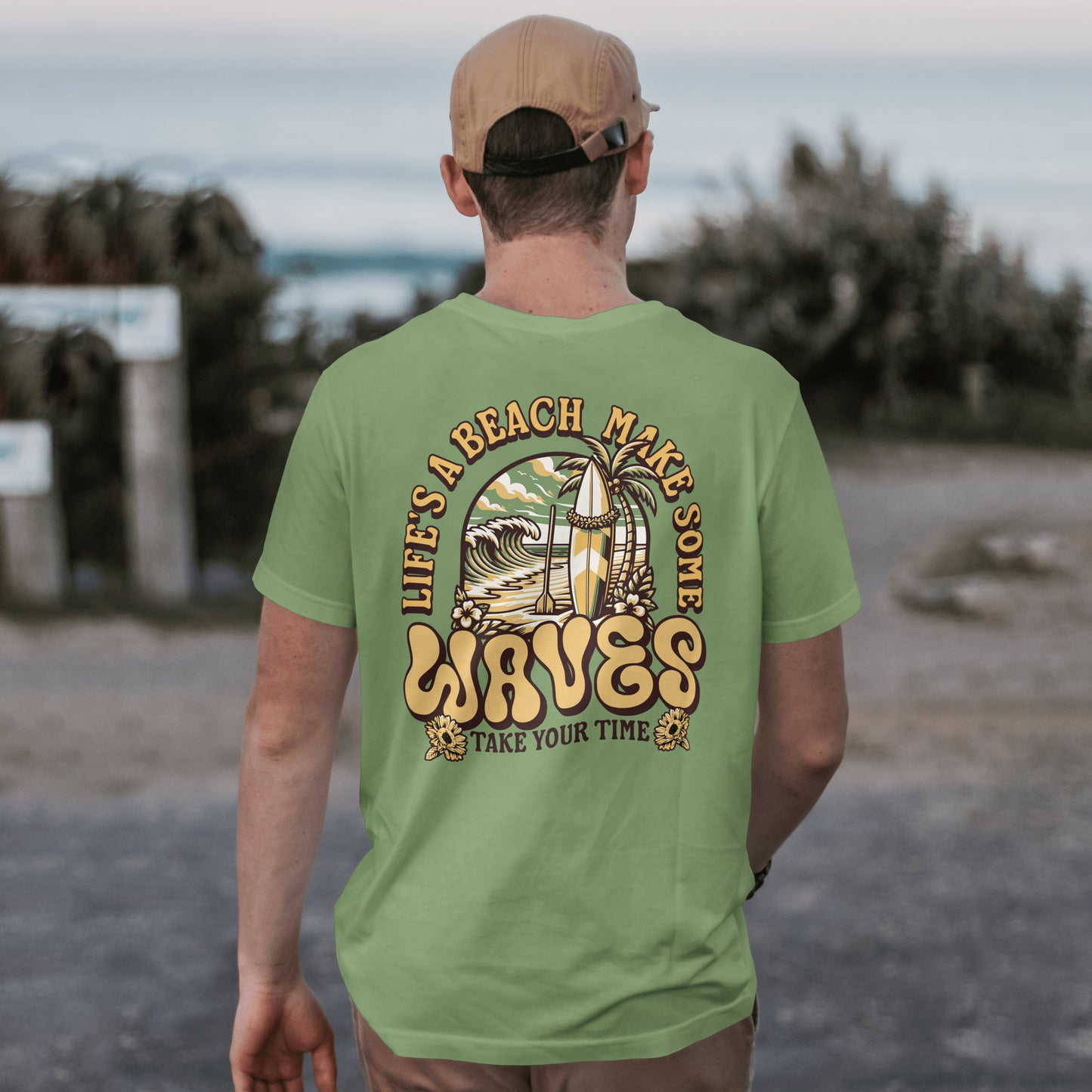 Life's a Beach T-Shirt Short Sleeve Unisex California Wear