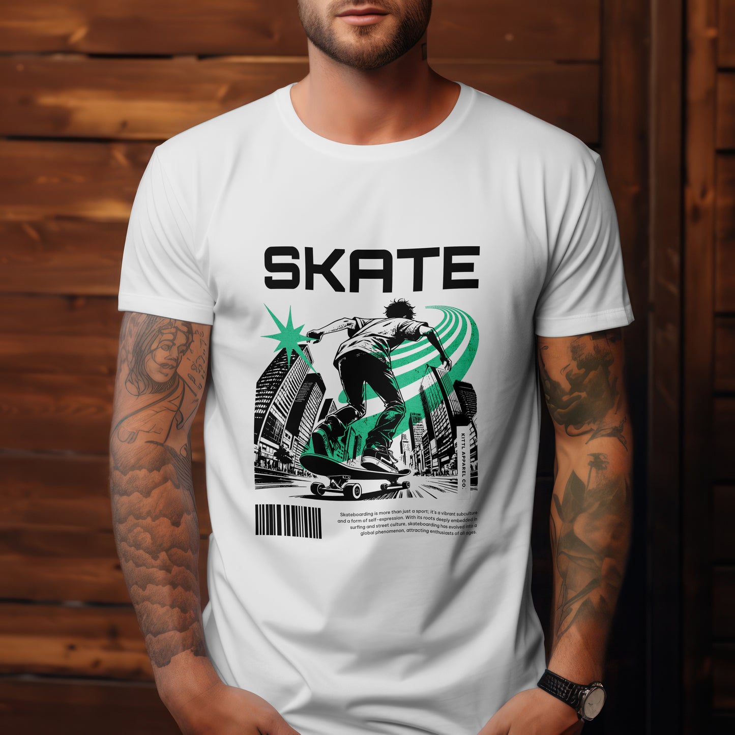 Skate Life Tee Urban Streetwear Unisex Short Sleeve
