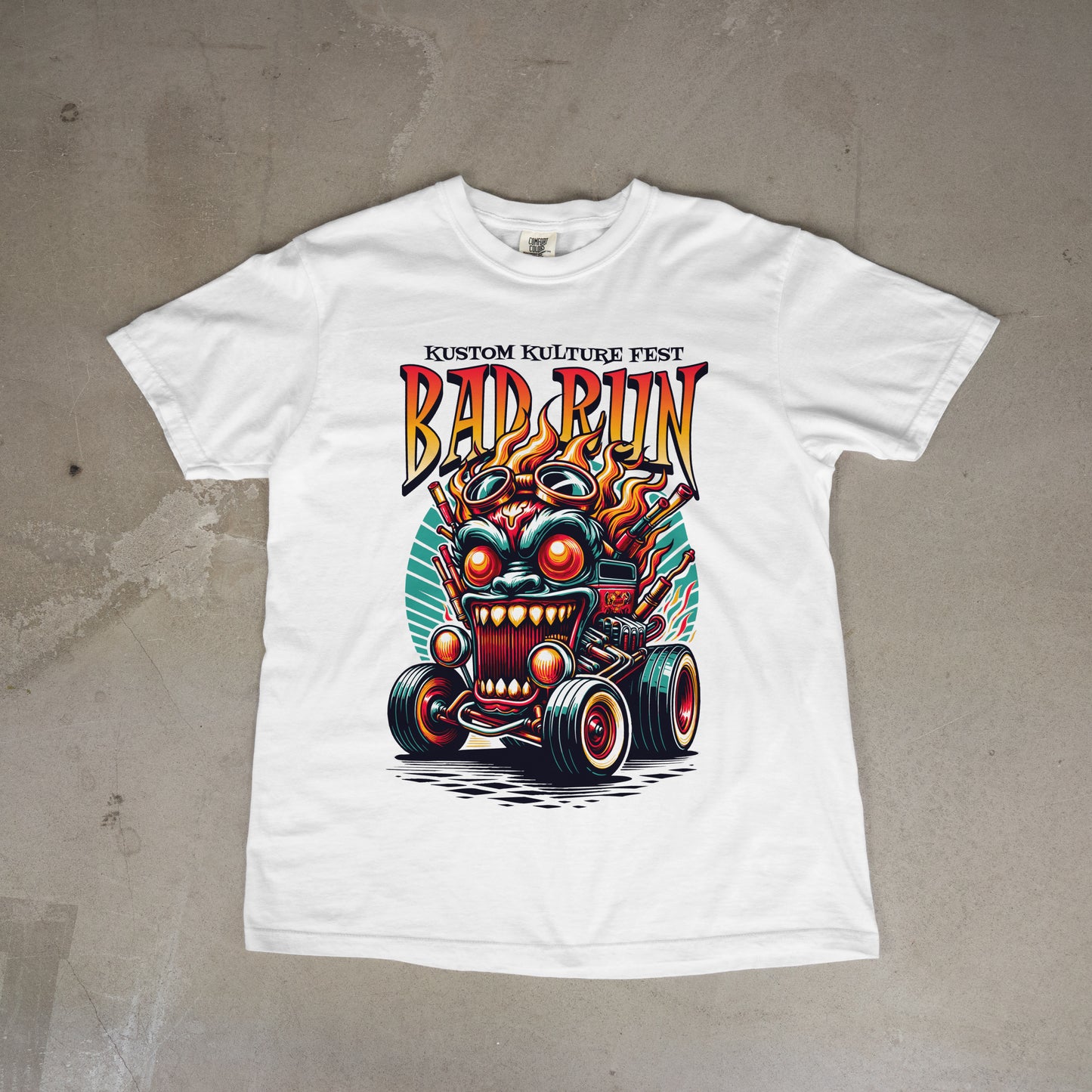 Bad Run Short Sleeve Tee Unisex Gearhead T-Shirt