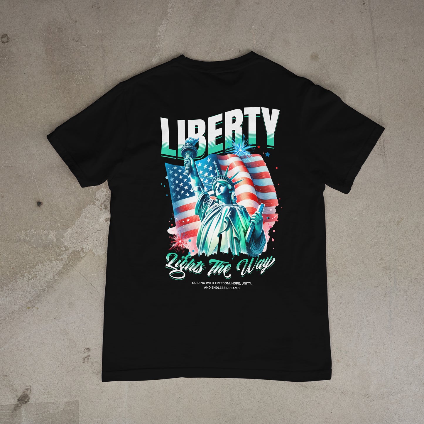 Liberty Freedom Shirt Tee Short Sleeve T-Shirt Unisex