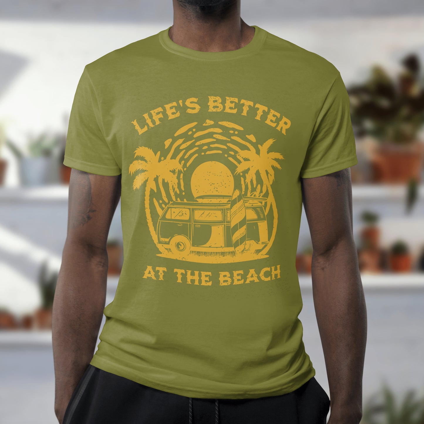 Lifes Better at the Beach Tee Unisex Short Sleeve