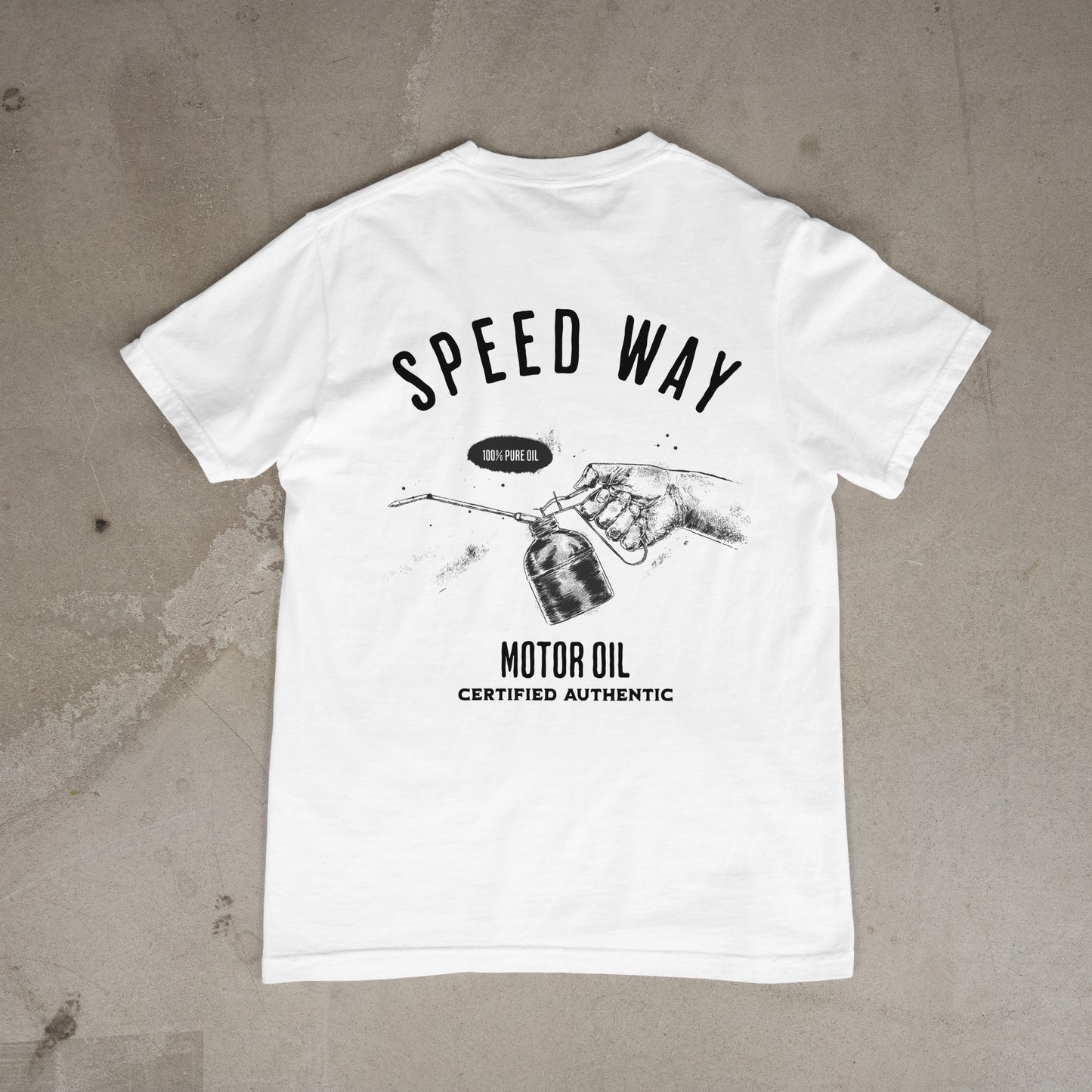 Speed Way Motor Service Tee White Unisex Short Sleeve T-Shirt