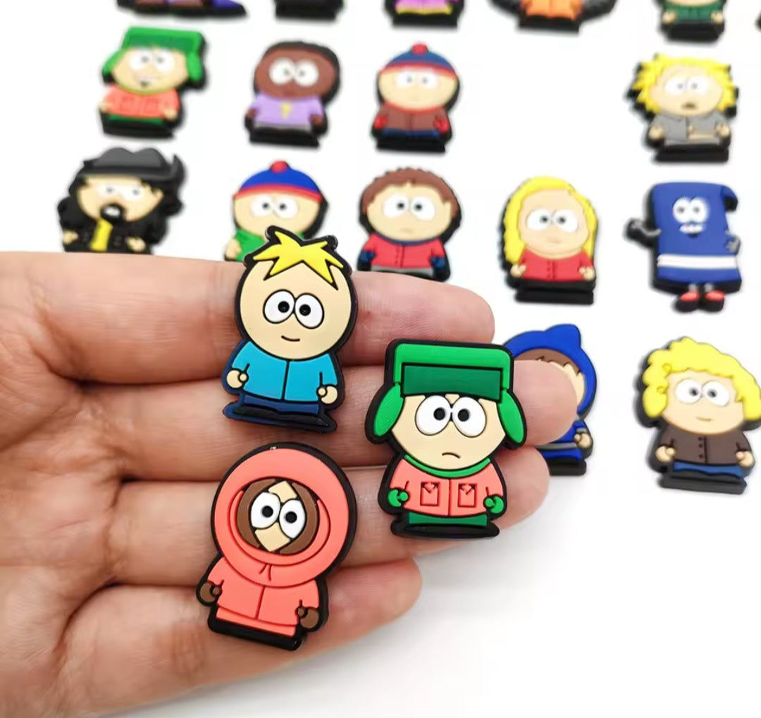 30 Piece Lot of South Park Shoe Charms for Crocs Cartman Kenny