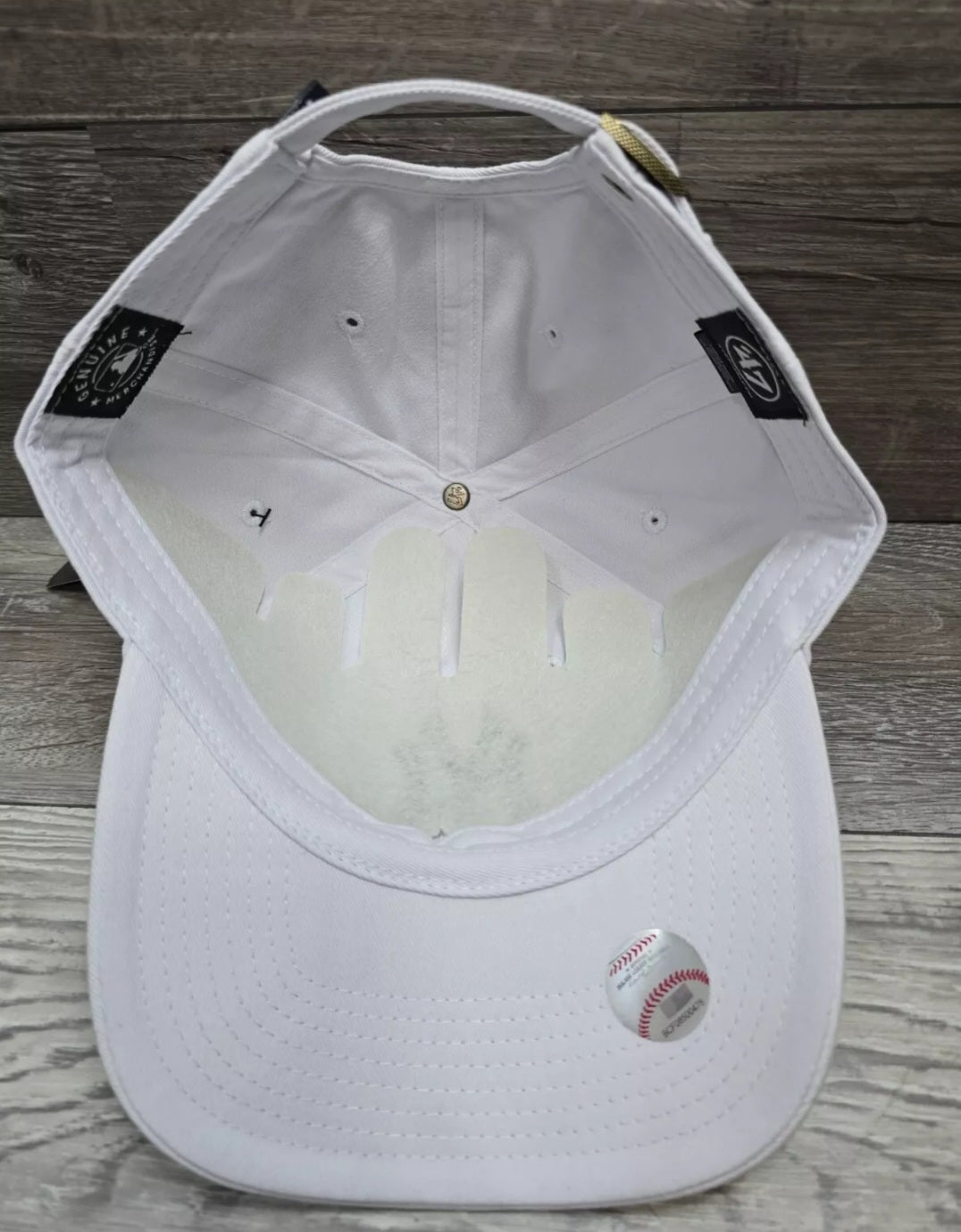 New York Yankees '47 Brand Cap Hat Adult Baseball MLB Strapback NY White / Black