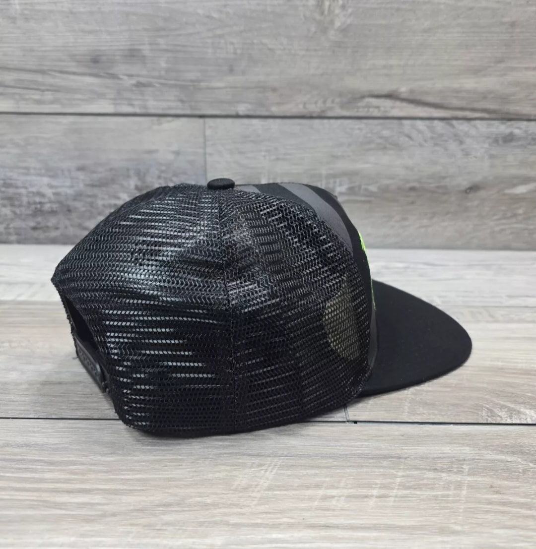 Monster Drink Fox Racing Cap Trucker Hat Adult Snapback Black Motorcycle