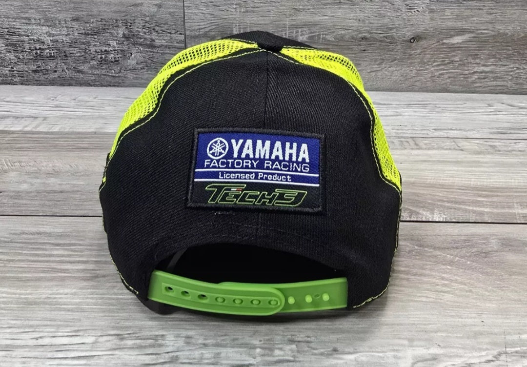 Monster Energy Tech 3 Hat Cap Adult Small Snapback Racing Black Green Trucker