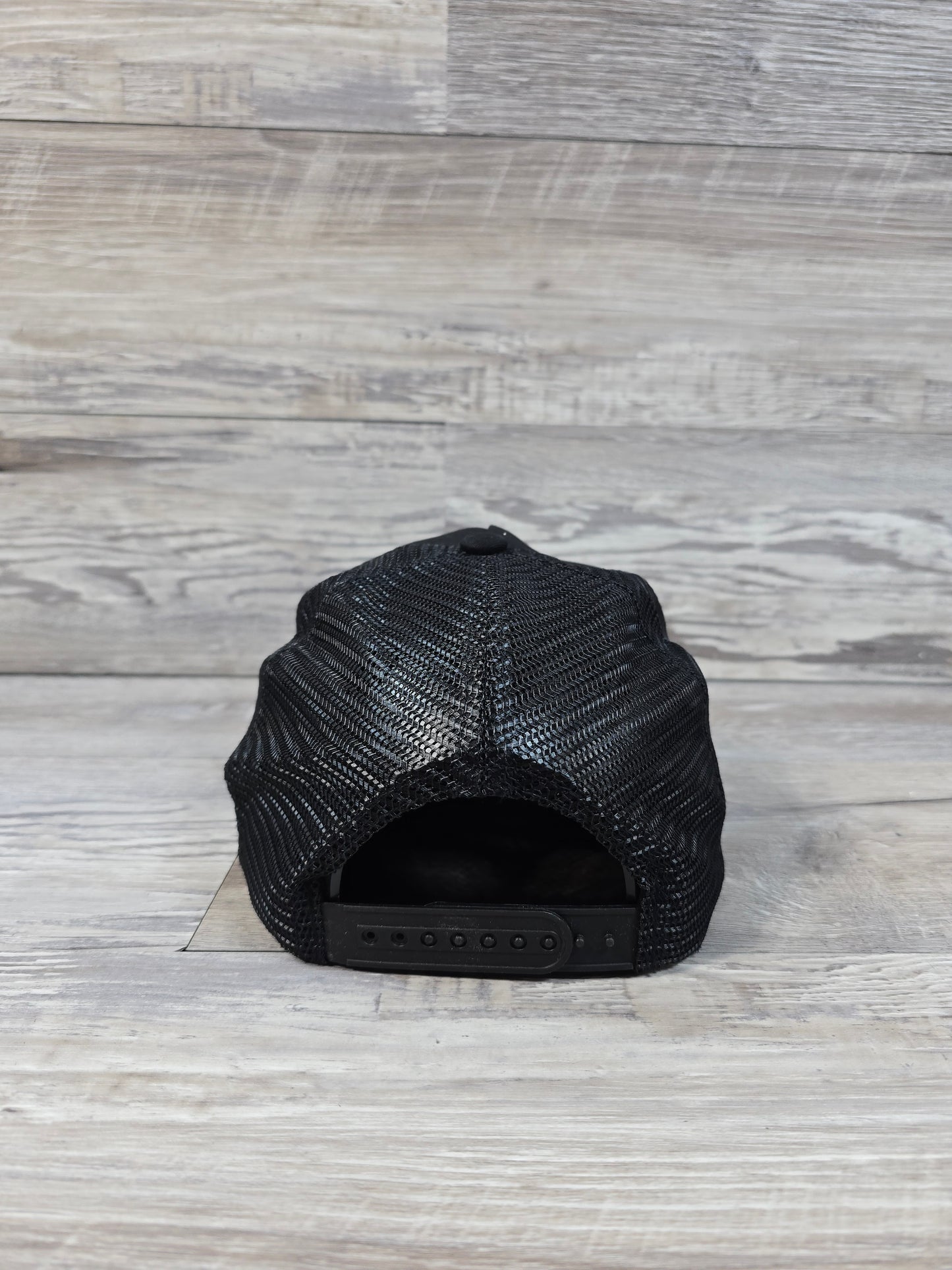 Monster Energy Drink Classic Logo Patch Strapback Hat Cap Black Trucker Meshback