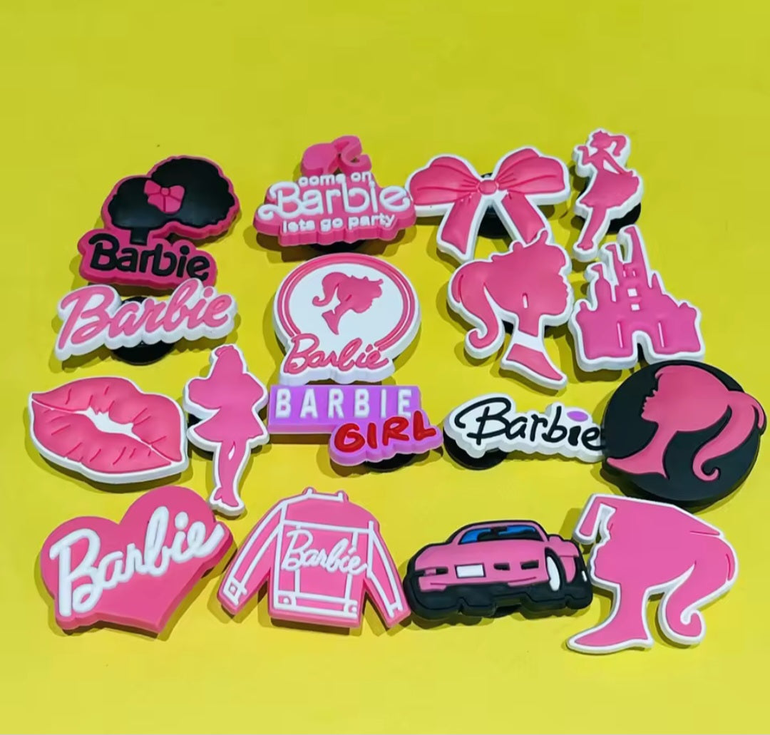 Barbie Croc Charms 17 Pieces Shoe Charms for Crocs