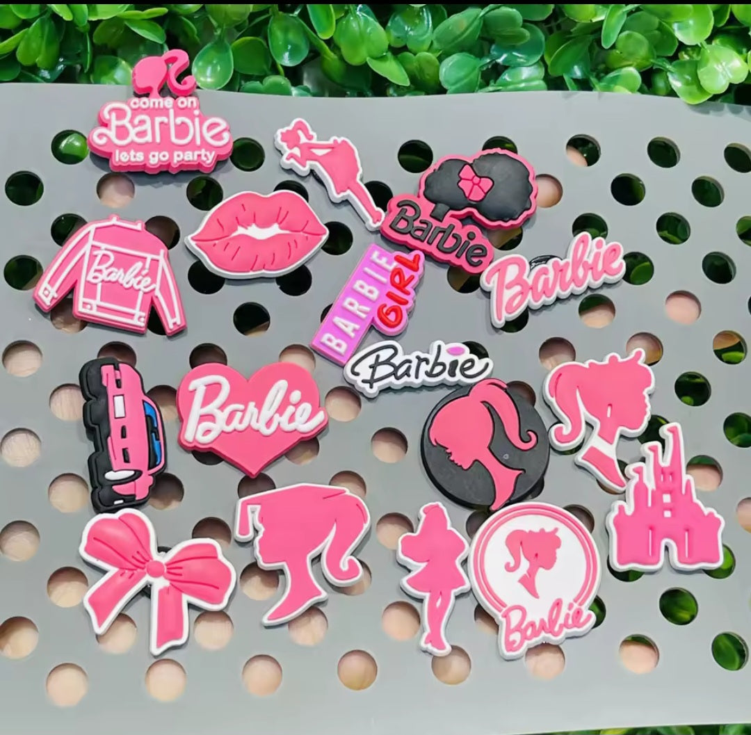 Barbie Croc Charms 17 Pieces Shoe Charms for Crocs