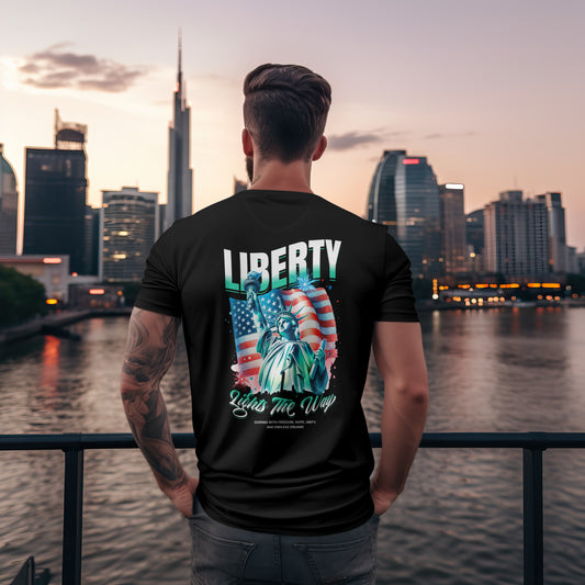 Liberty Freedom Shirt Tee Short Sleeve T-Shirt Unisex