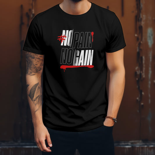 No Pain No Gain Tee Short Sleeve T-Shirt Unisex