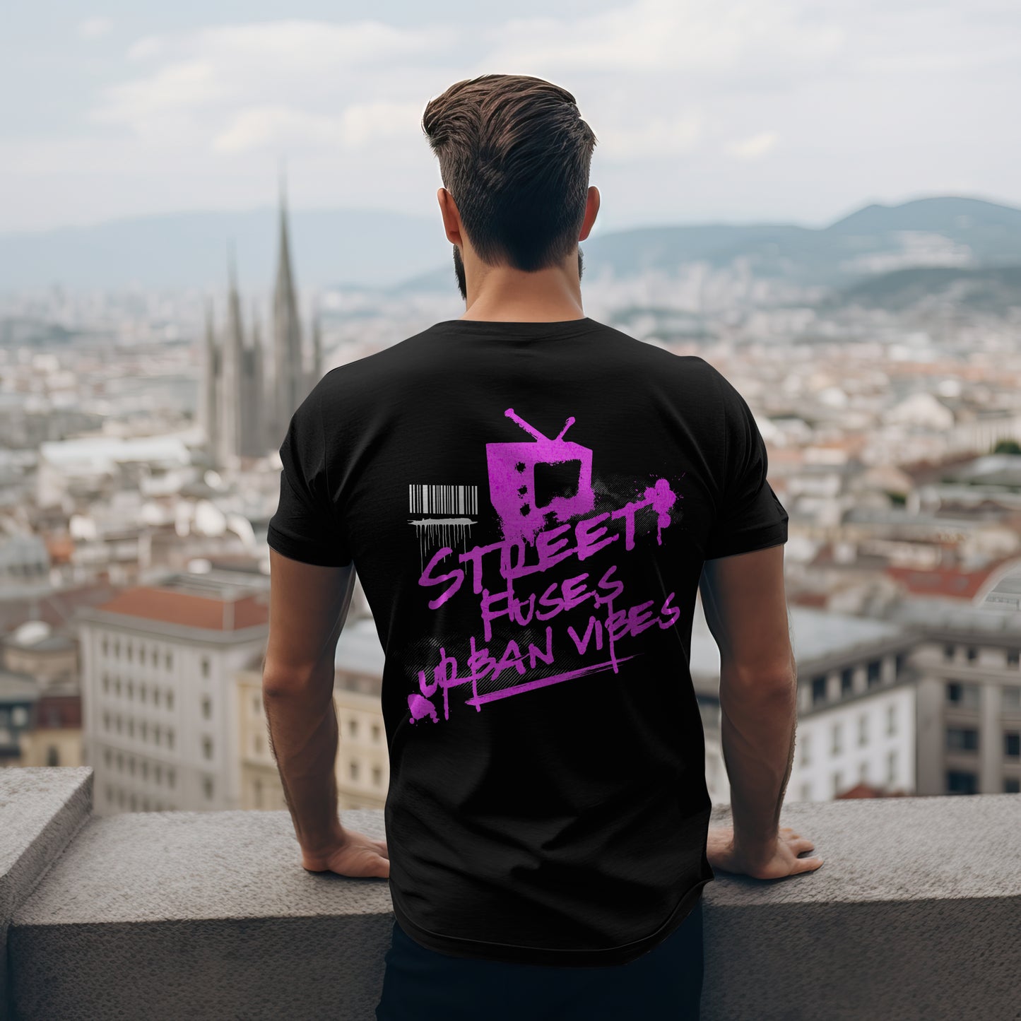 Urban Vibes Tee T-Shirt Unisex Short Sleeve