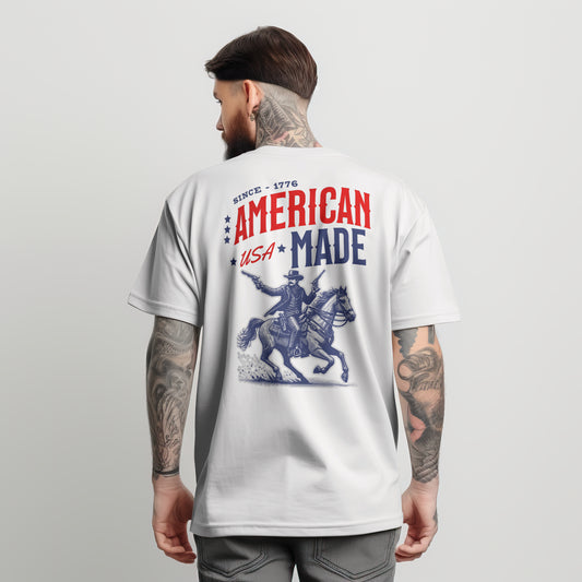 American Made Tee Wild West Freedom Short Sleeve T-Shirt