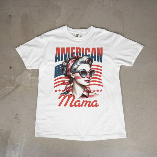 American Made Mama Tee Womens T-Shirt USA