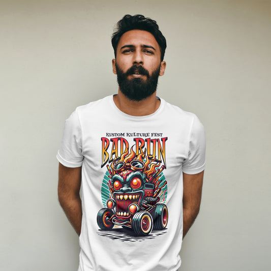 Bad Run Short Sleeve Tee Unisex Gearhead T-Shirt
