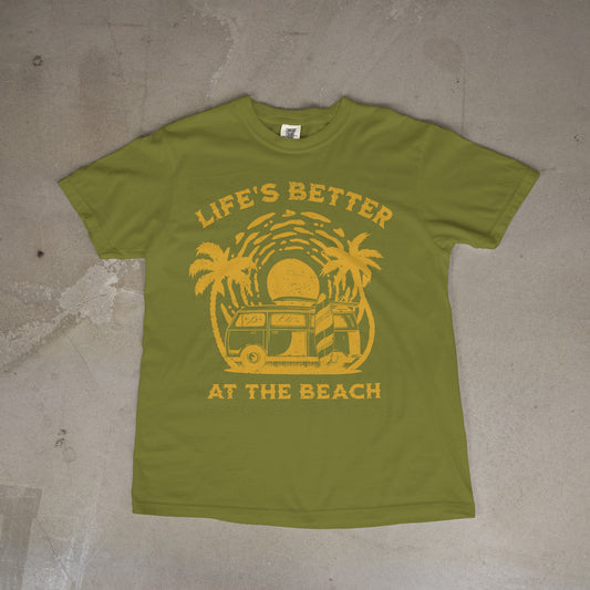 Lifes Better at the Beach Tee Unisex Short Sleeve