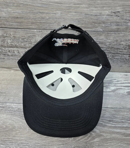 USA Titties Black Golf Strapback Hat Curved Bill 4th Of July Hat- USA-