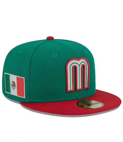 New Era Mens Mexico 2023 World Baseball Classic 59Fifty Fitted Hat