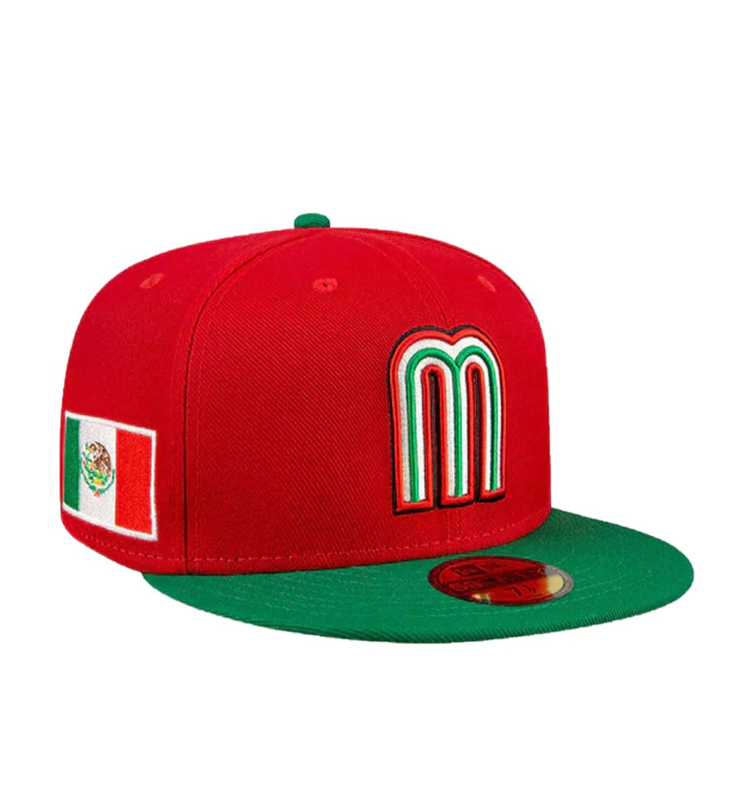 New Era Mens Mexico 2023 World Baseball Classic 59Fifty Fitted Hat