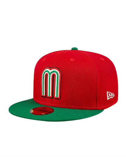 New Era Mens Mexico 2023 World Baseball Classic 59Fifty Fitted Hat