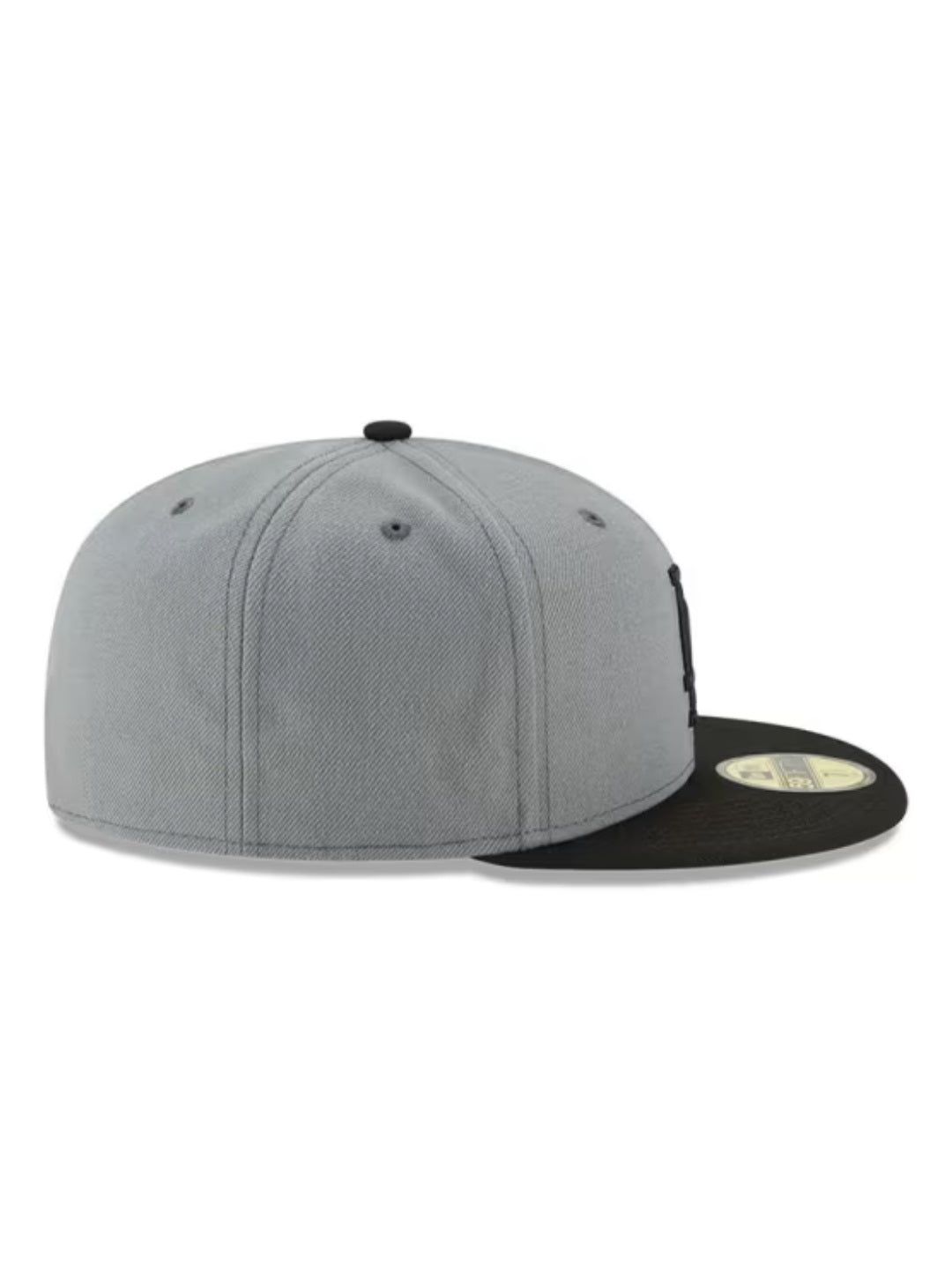 Los Angeles Dodgers Hat Cap New Era 59fifty Fitted Gray Black