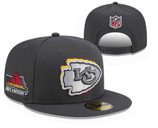 Kansas City Chiefs New Era Hat Cap Snapback Chiefs Kingdom NFL Adult