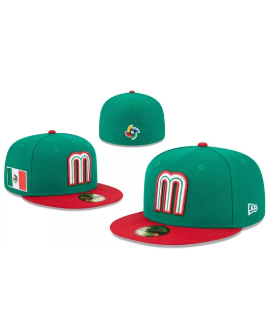 New Era Mens Mexico 2023 World Baseball Classic 59Fifty Fitted Hat