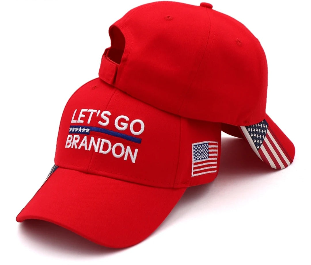 Let's Go Brandon FJB 2024 Hat Cap "MAGA" Donald Trump USA