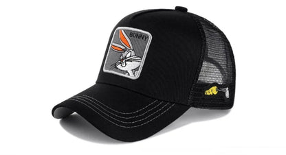 Looney Tunes Bugs Bunny Patch Trucker Hat Cap Adult Snapback Meshback