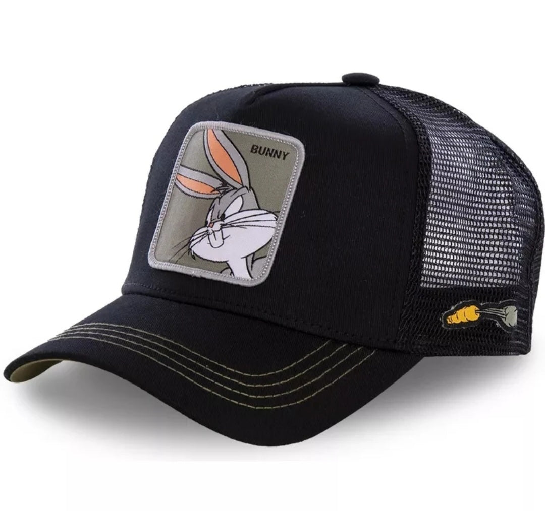 Looney Tunes Bugs Bunny Patch Trucker Hat Cap Adult Snapback Meshback