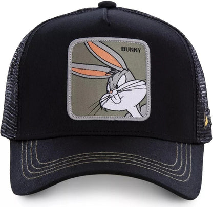 Looney Tunes Bugs Bunny Patch Trucker Hat Cap Adult Snapback Meshback