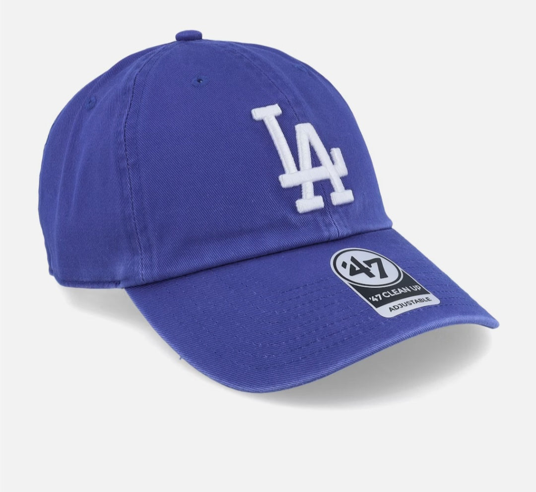 Los Angeles Dodgers 47' Brand Hat Cap Adult Strapback Blue Clean Up