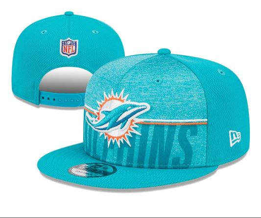 Miami Dolphins New Era 9Fifty Cap Hat Adult Mens Embroidered SnapBack NFL