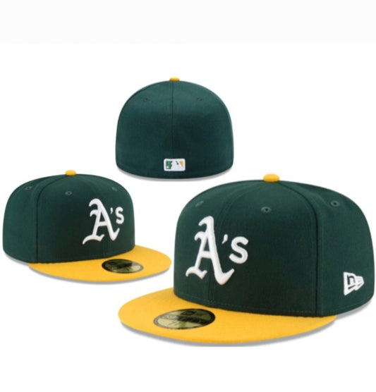 Oakland Athletics A's MLB Men's 59FIFTY Fitted Cap Hat Adult