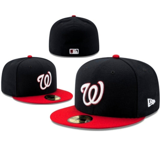 Washington Nationals Hat Cap Adult New Era 59FIFTY Fitted