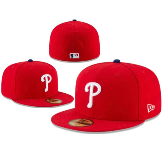 Philadelphia Phillies Hat Cap Adult New Era 59FIFTY Fitted