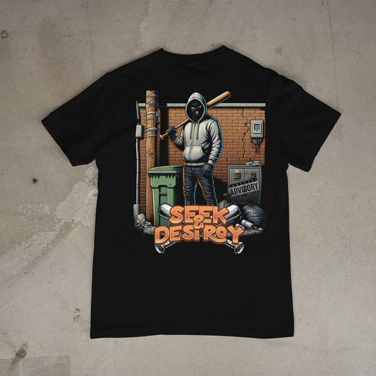 Seek & Destroy Streetwear Tee Short Sleeve T-Shirt