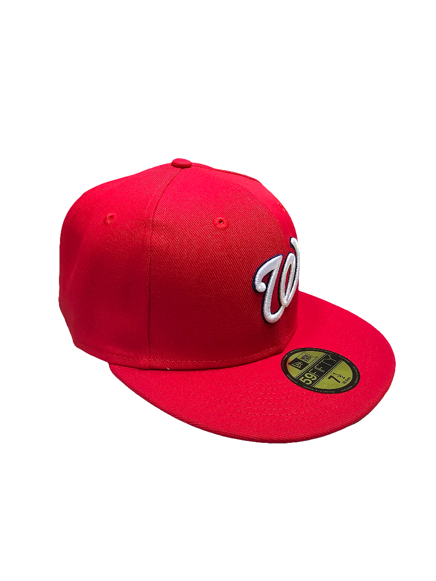 Washington Nationals New Era 59Fifty On-Field Red Fitted Hat Cap