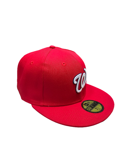 Washington Nationals New Era 59Fifty On-Field Red Fitted Hat Cap