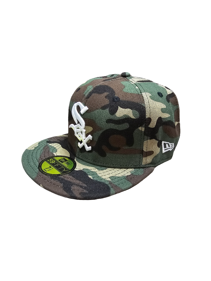 Chicago White Sox Hat Cap Adult New Era 59FIFTY Fitted Camouflage