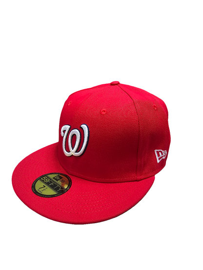 Washington Nationals New Era 59Fifty On-Field Red Fitted Hat Cap