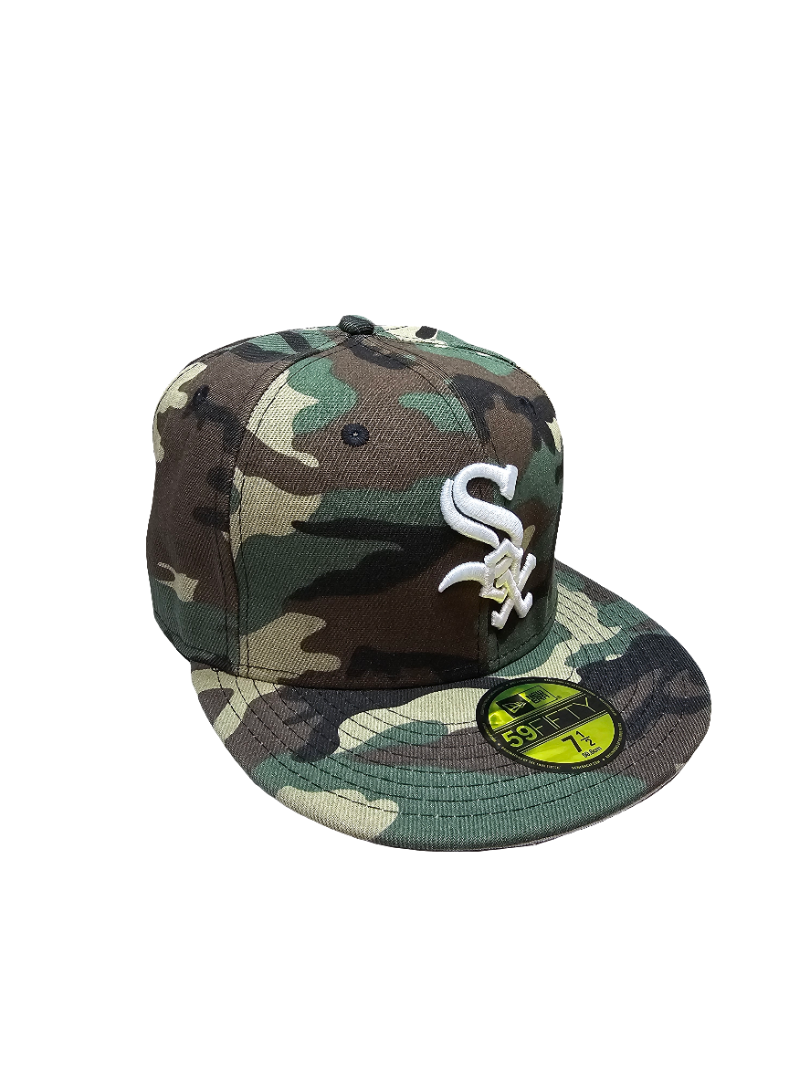 Chicago White Sox Hat Cap Adult New Era 59FIFTY Fitted Camouflage