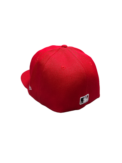 Los Angeles Angels Hat Cap New Era 59Fifty Red Fitted MLB California