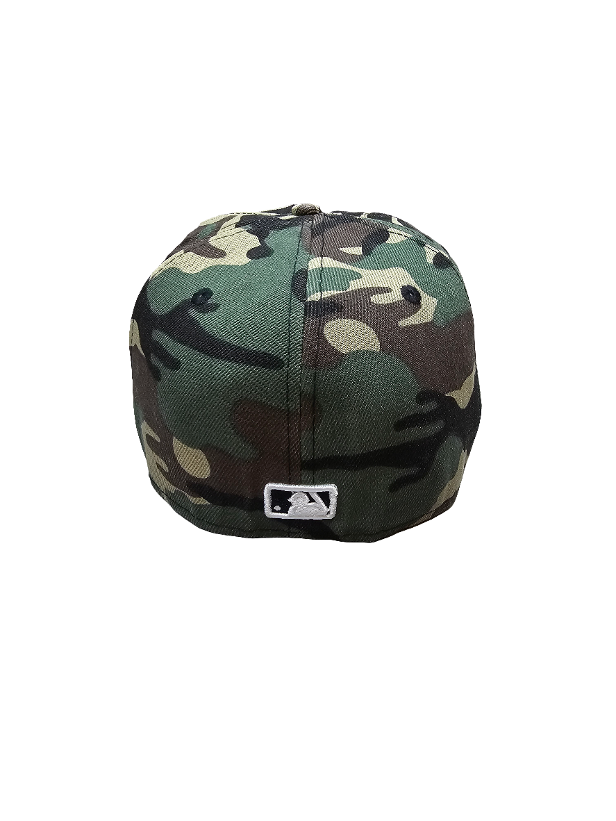 Atlanta Braves Hat Cap Camouflage New Era 59Fifty Mens Fitted MLB Adult