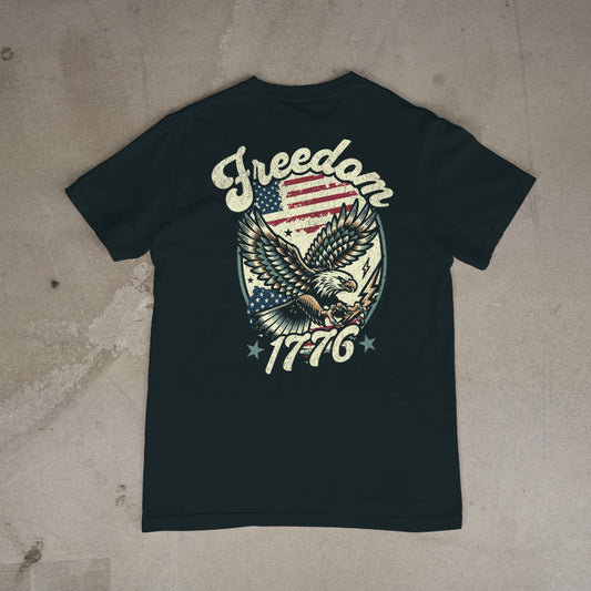 Freedom 1776 USA T-Shirt Short Sleeve Unisex