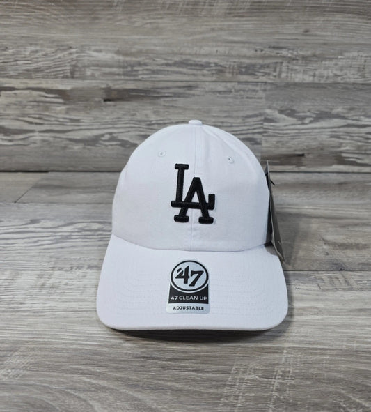 Los Angeles Dodgers 47' Brand Cap Hat Adult Mens MLB Baseball Strapback White