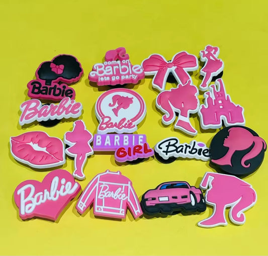 Barbie Croc Charms 17 Pieces Shoe Charms for Crocs