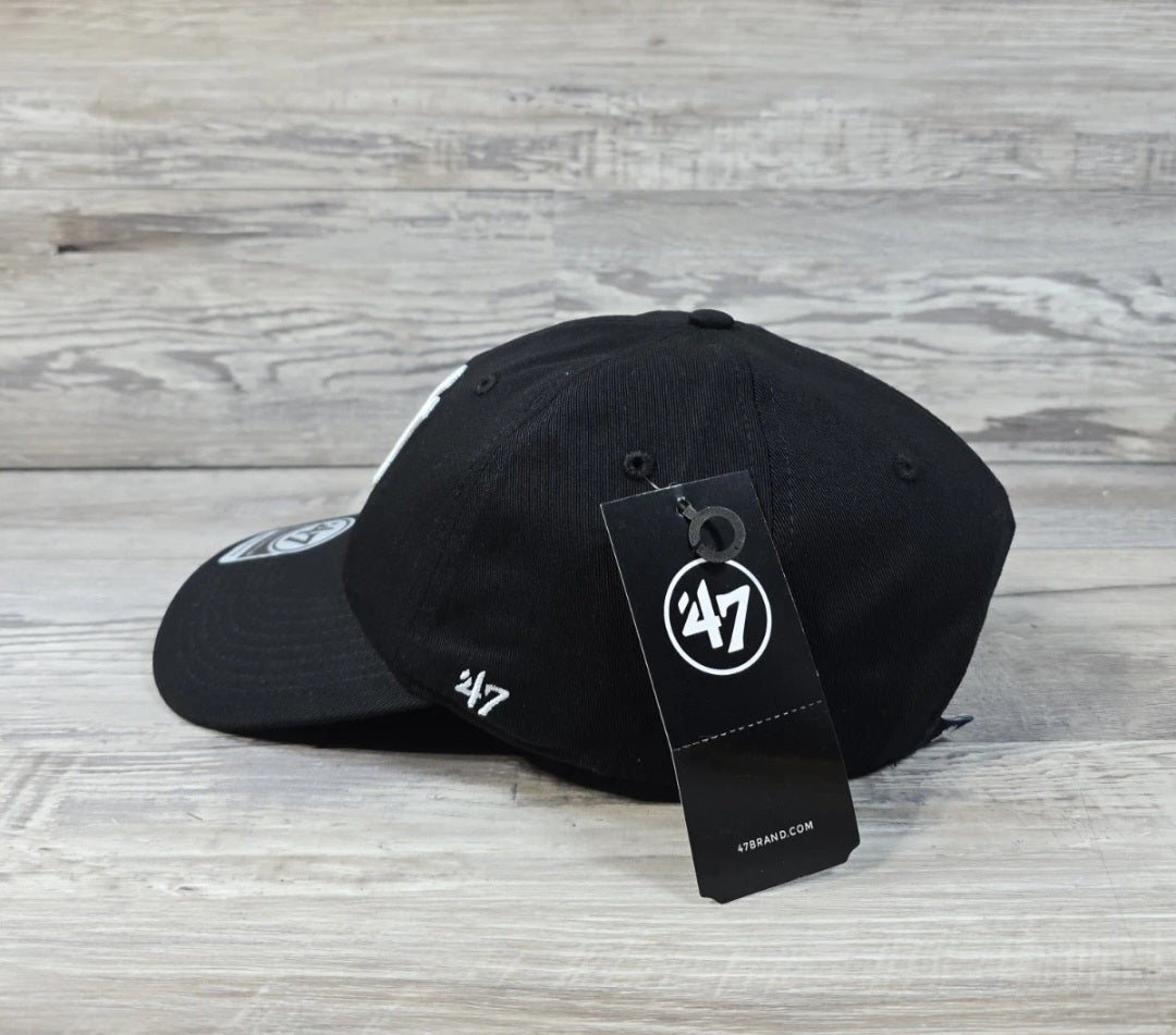 New York Yankees '47 Brand Cap Hat Adult Baseball MLB Strapback NY Black New