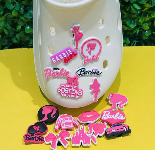 Barbie Croc Charms 17 Pieces Shoe Charms for Crocs